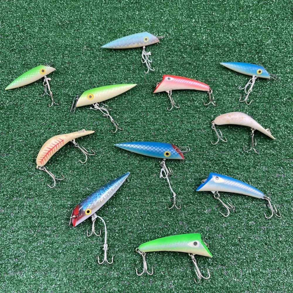Vintage Heddon Fishing Lure Lot Of 11 In Excellent Condition See‎ Pictures