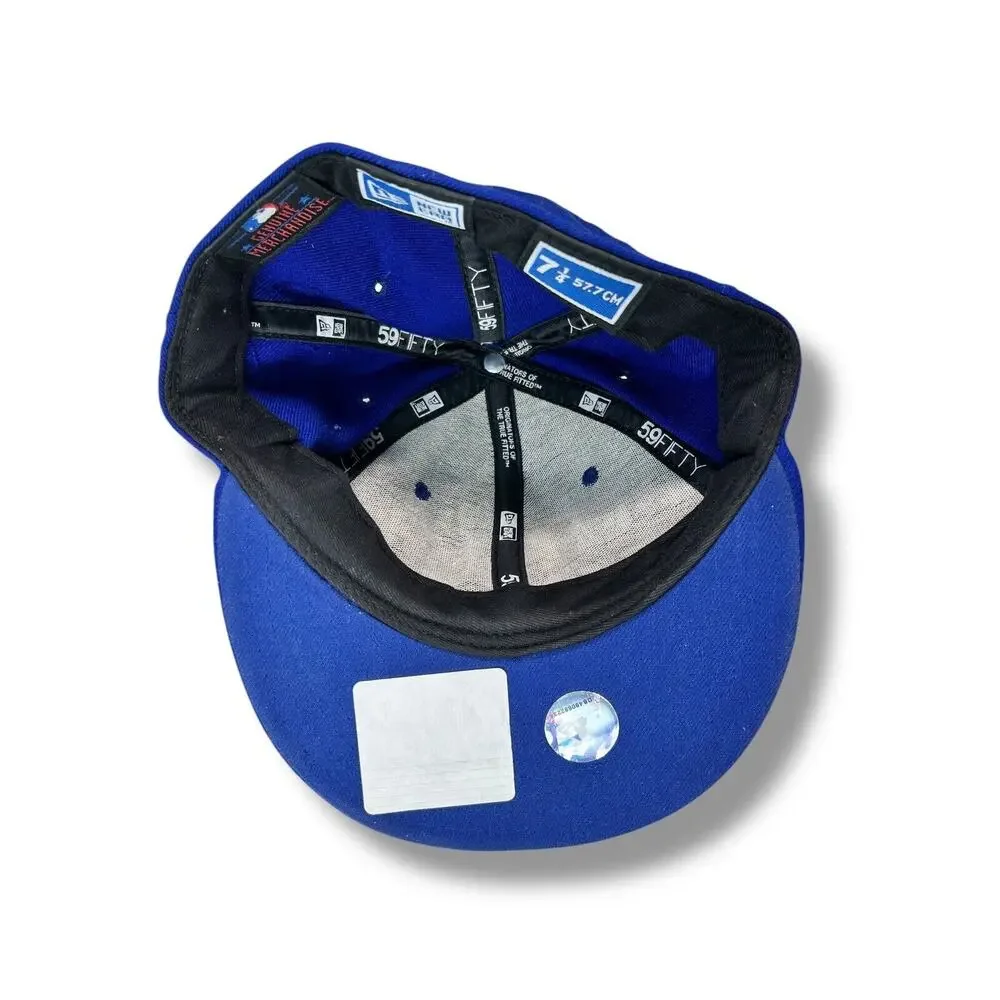 Los Angeles Dodgers Chess New Era 59Fifty Baseball Hat Size‎ 7-1/4 MLB Fitted