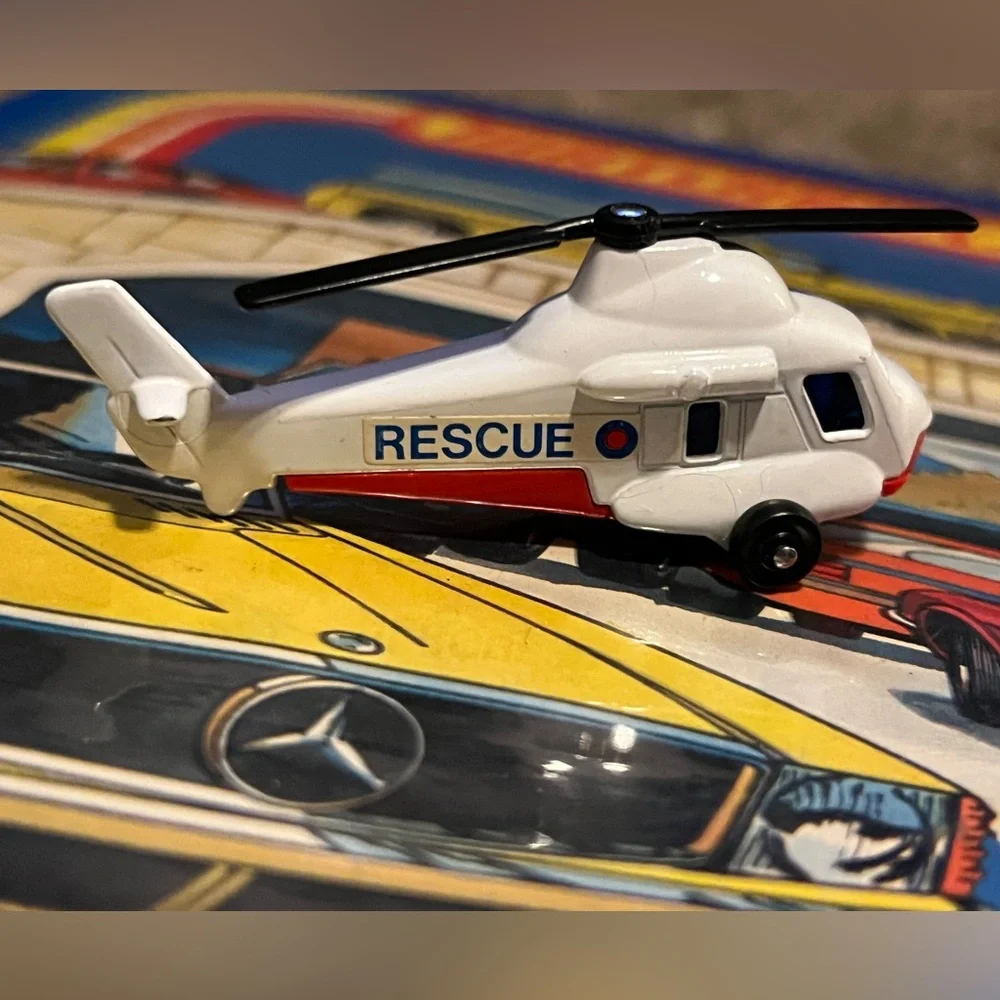 Vintage Matchbox 1975 No 75 Sea Sprite Rescue Helicopter Lesney England