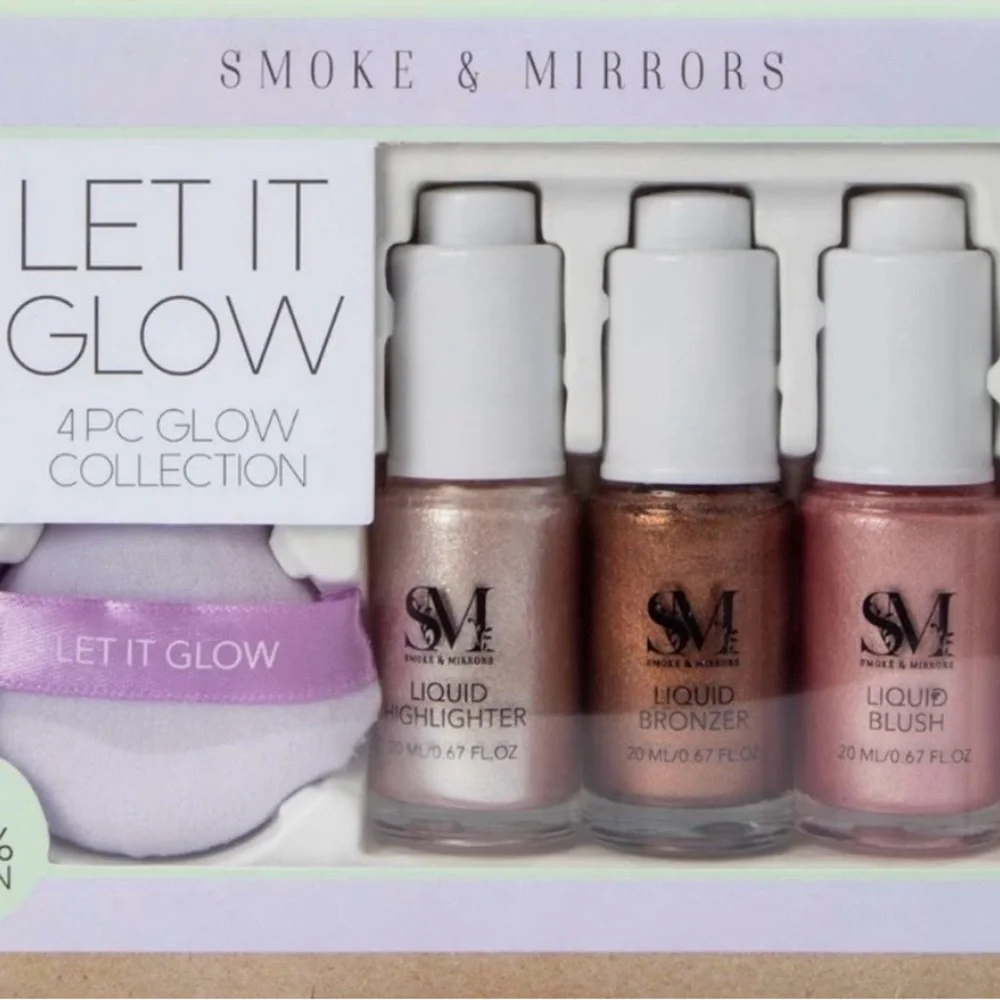 Liquid Bronzer, Blush, and Highlighter Set