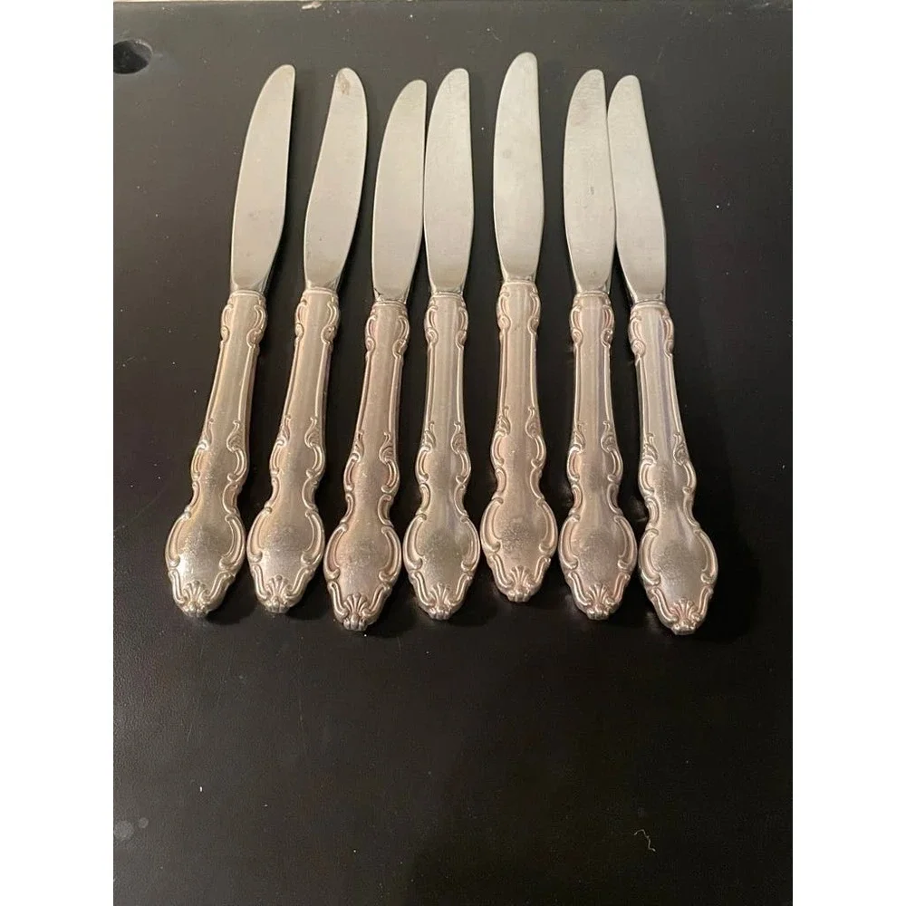 Reed and Barton Mirrorstele Set of Knives/Serving Pieces