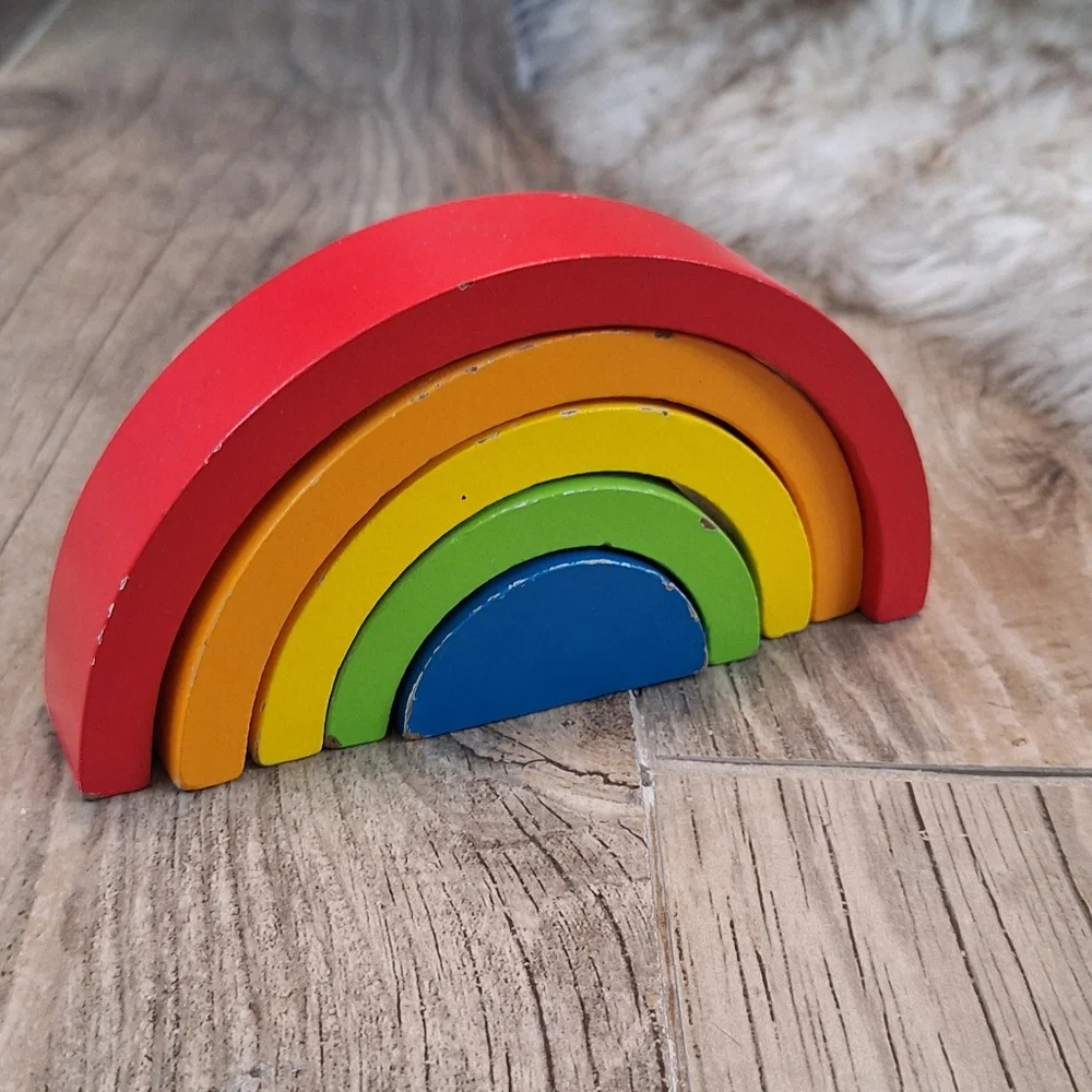 legler wooden rainbow