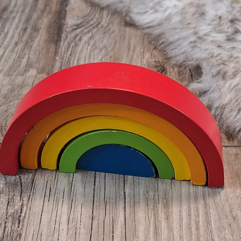 legler wooden rainbow