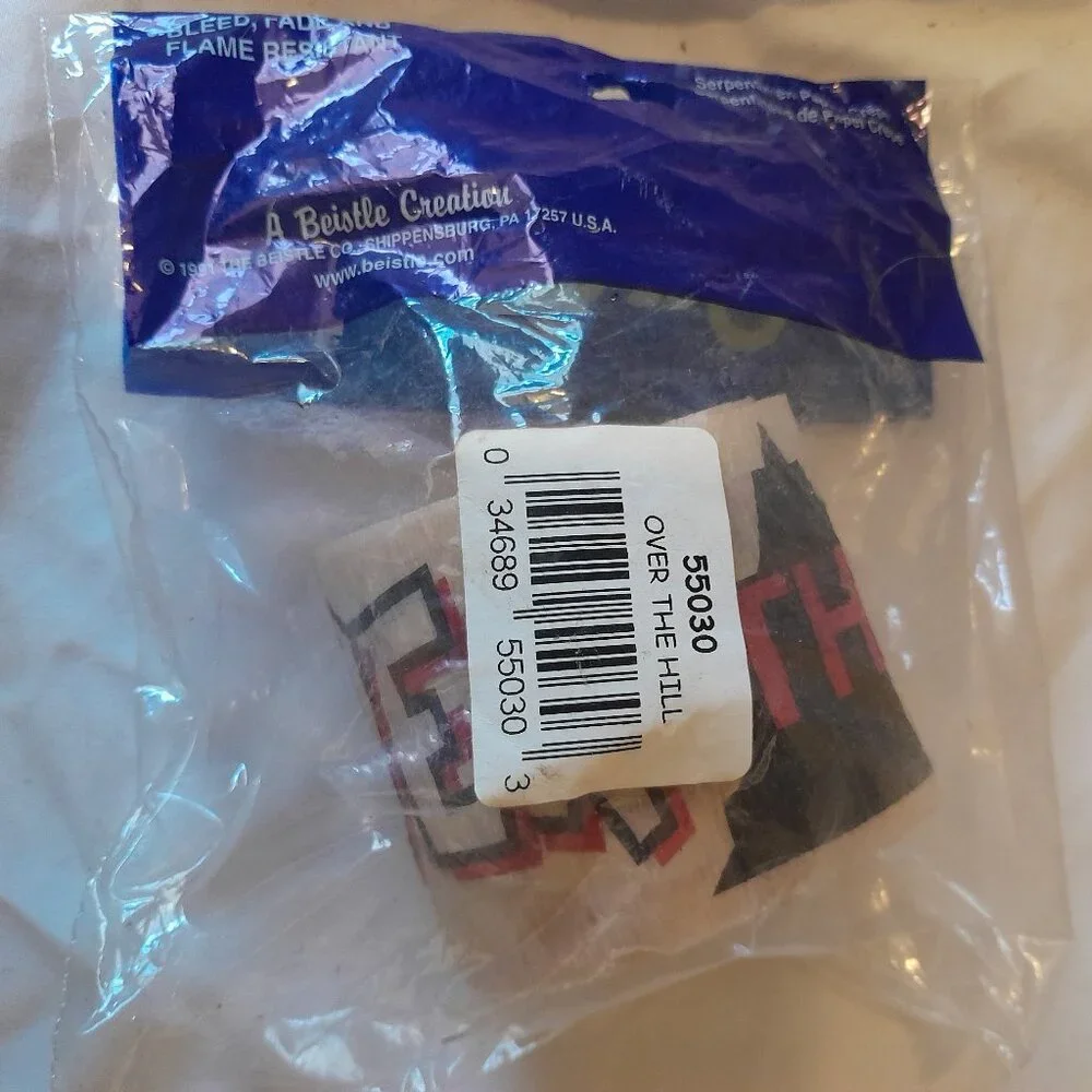 FREE WITH PURCHASE!! - Vintage 1991 Over the hill Streamer NWT