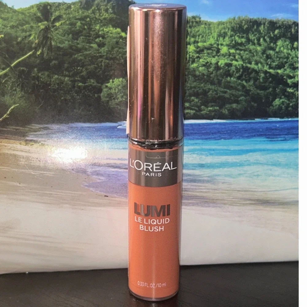 L'Oreal Paris Lumi Le Liquid Blush 610 Dewy Rich Coral 0.33oz Makeup