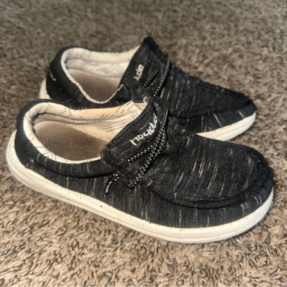 Hey Dude Kids Black Slip-On Shoes