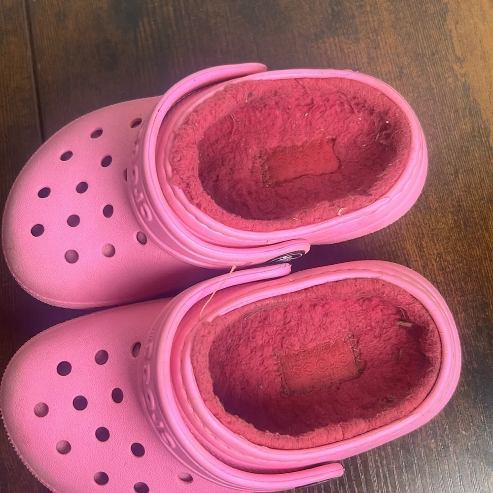 CROCS kids fuzzy