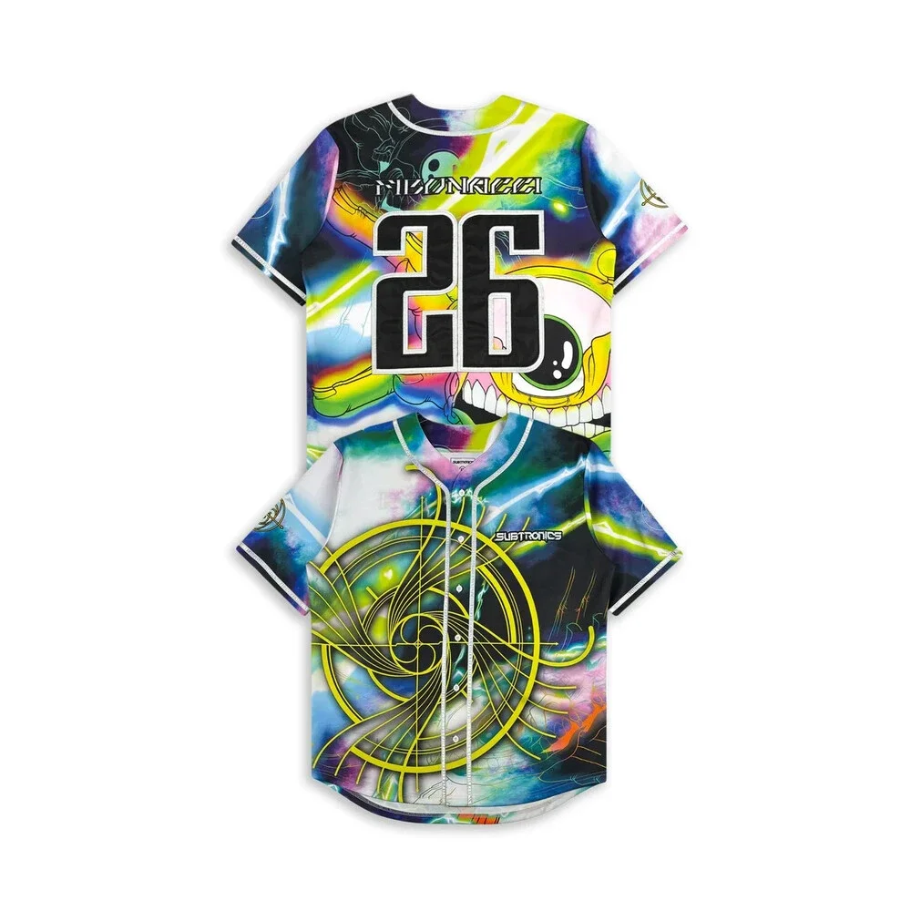 SUBTRONICS - FIBONACCI X AARON BROOKS BASEBALL JERSEY Size Large L