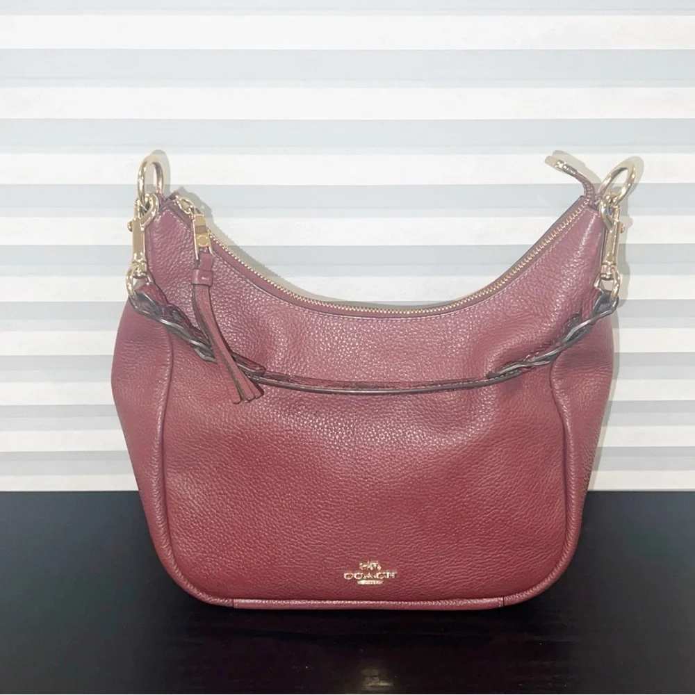 Coach chic maroon