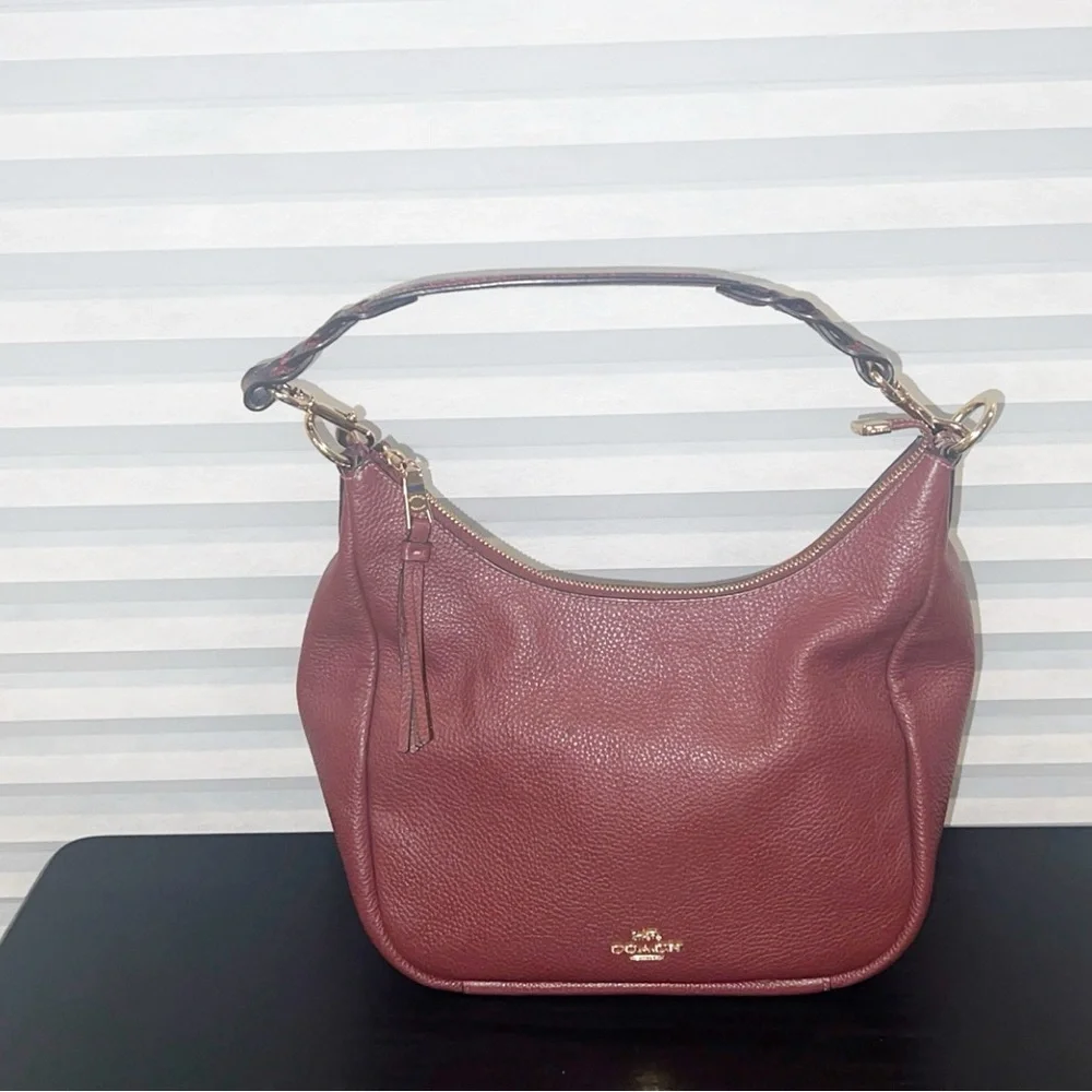 Coach chic maroon