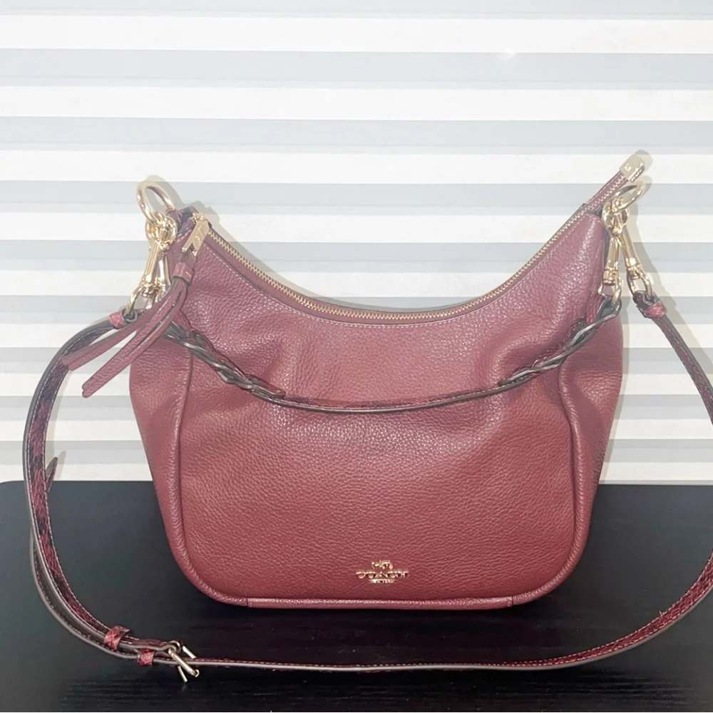 Coach chic maroon