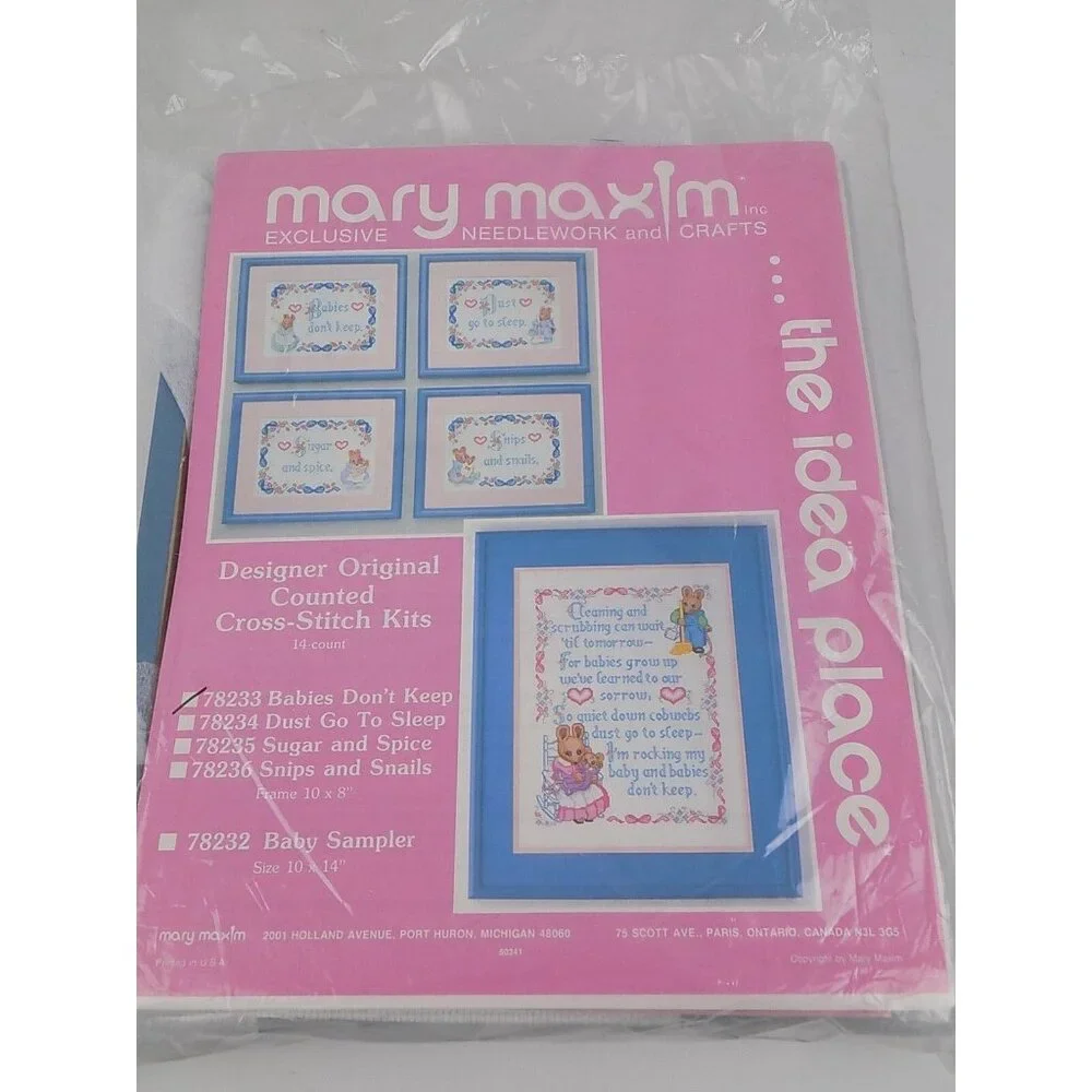 Mary Maxim stitch maxim
