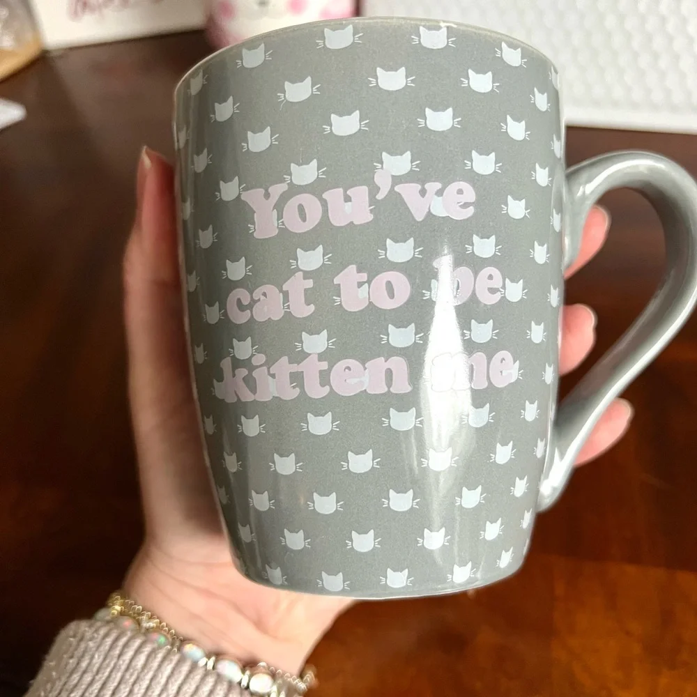 GUC “You’ve Cat to be Kitten Me” Grey Pet Mug