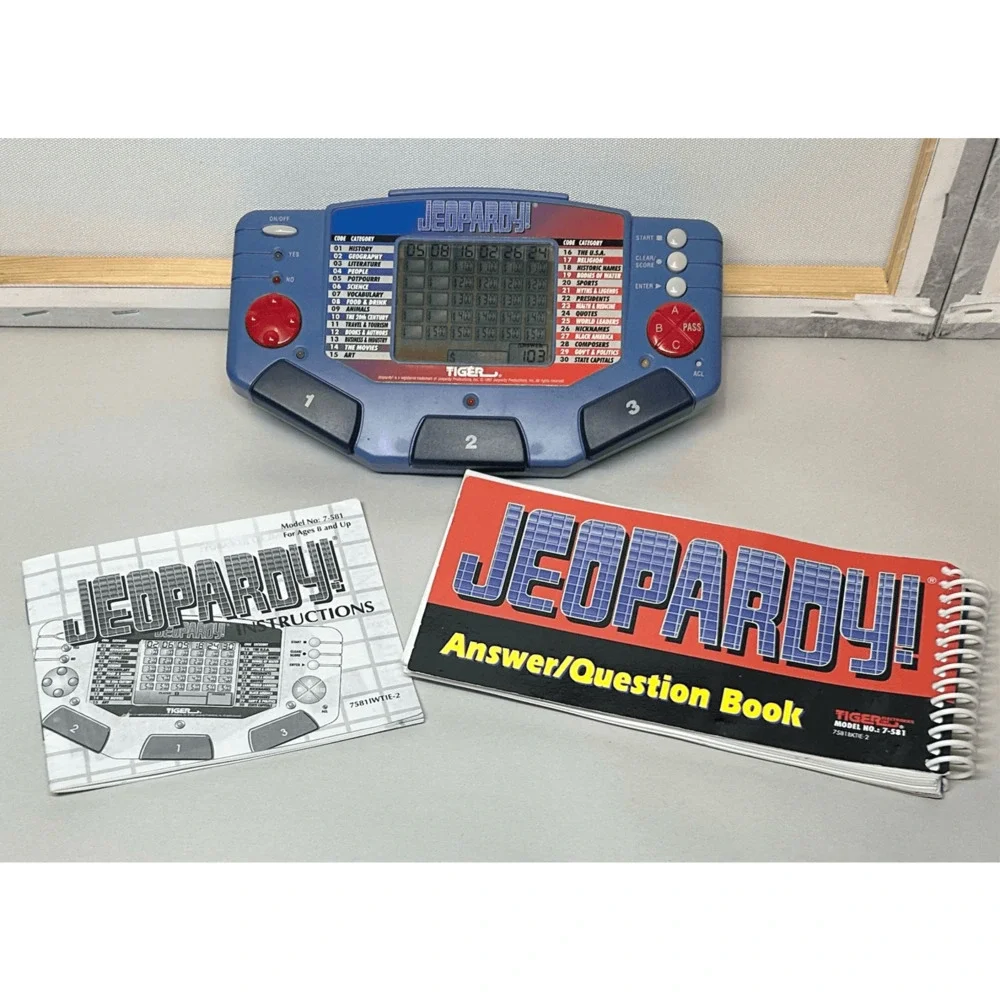 Tiger electronic does jeopardy