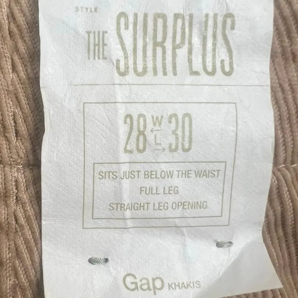 GAP sits rn#54023 inseam