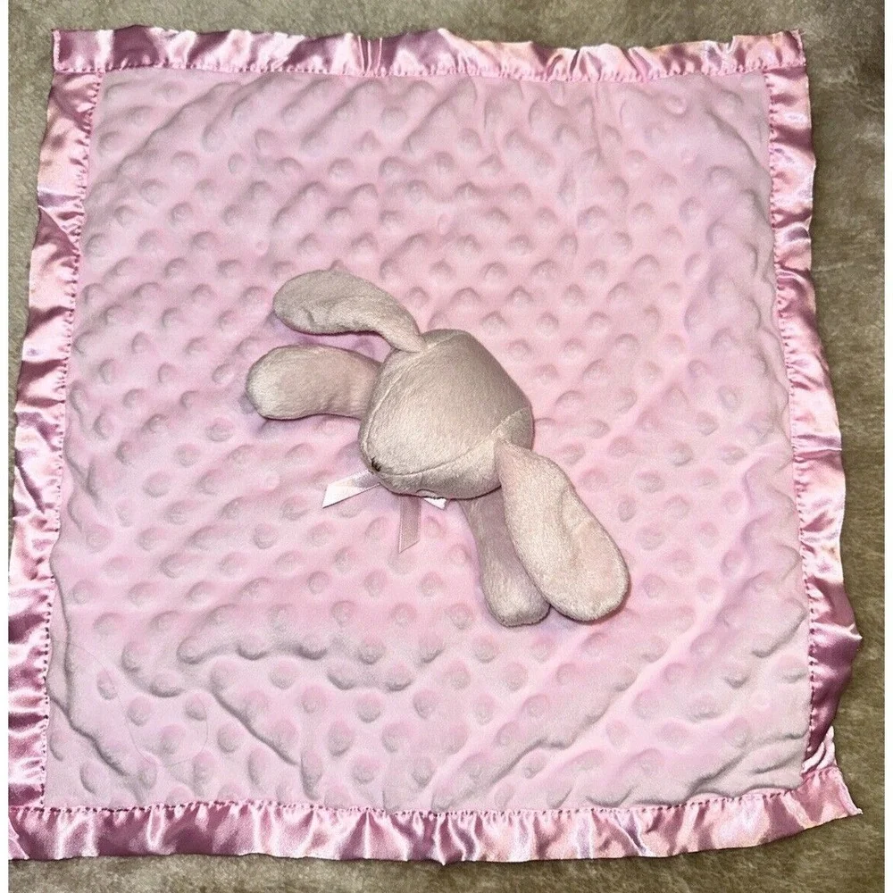 Pro Goleem Lovey Pink Bunny Rabbit Security Blanket