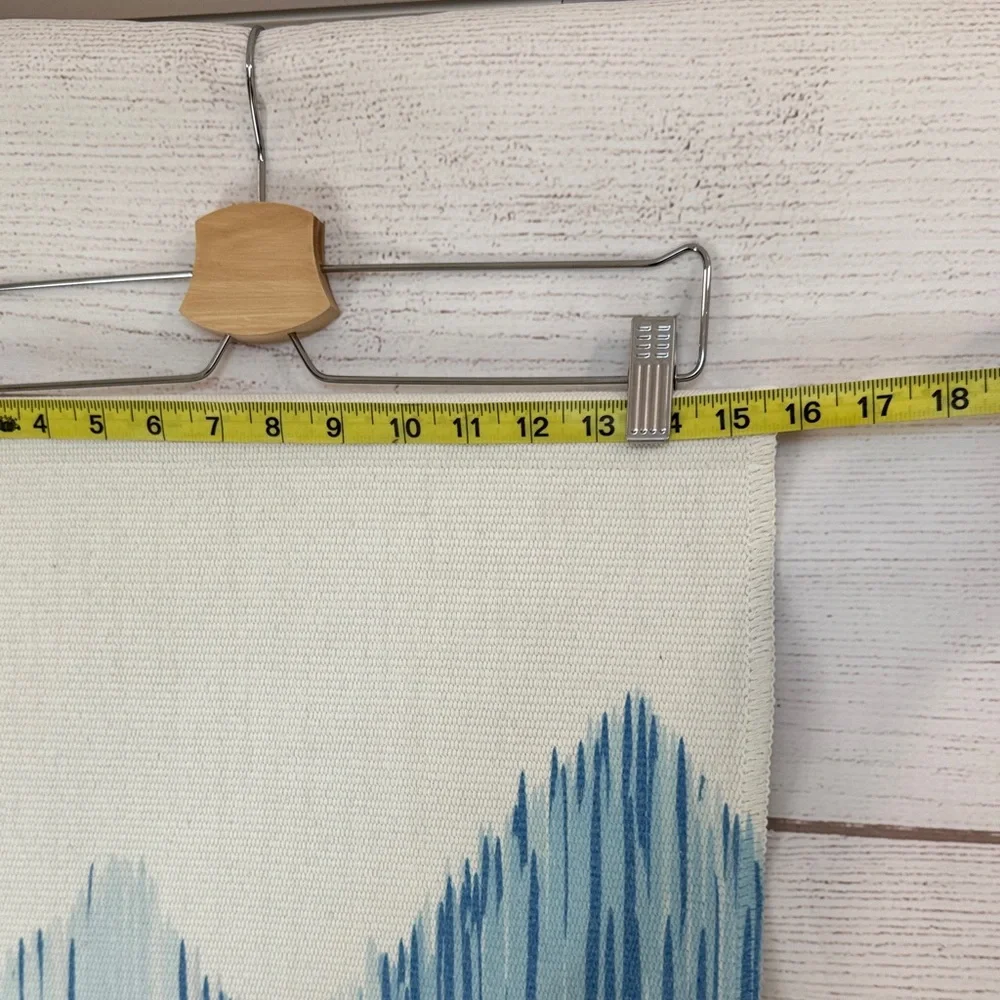 Colorful Mountain Tapestry Wall Hanging with fringe - boho 30