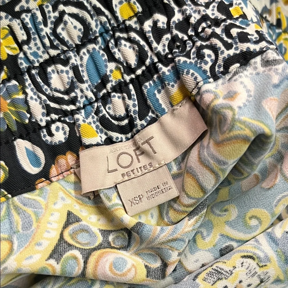 LOFT multicolor paisley