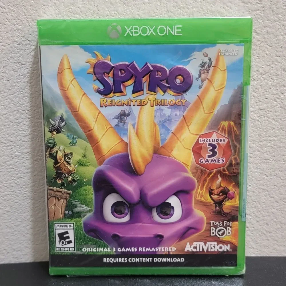 New Spyro Reignited Trilogy Microsoft Xbox One‎ Sealed