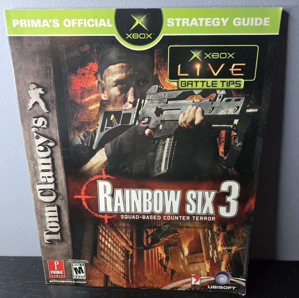 XBOX PRIMAS OFFICIAL STRATEGY GUIDE Rainbow Six 3 xbox primas