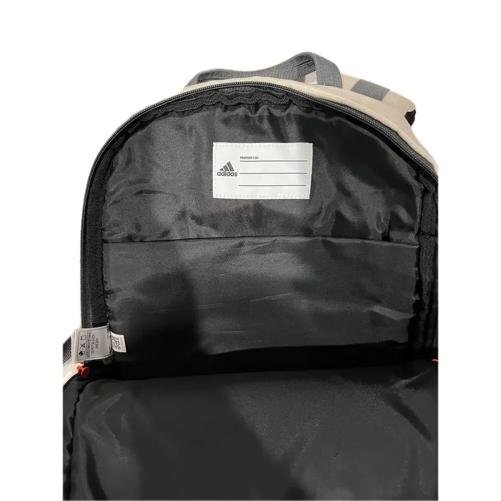 Adidas Core Advantage 4 Backpack 1770 CU Beige White Gray