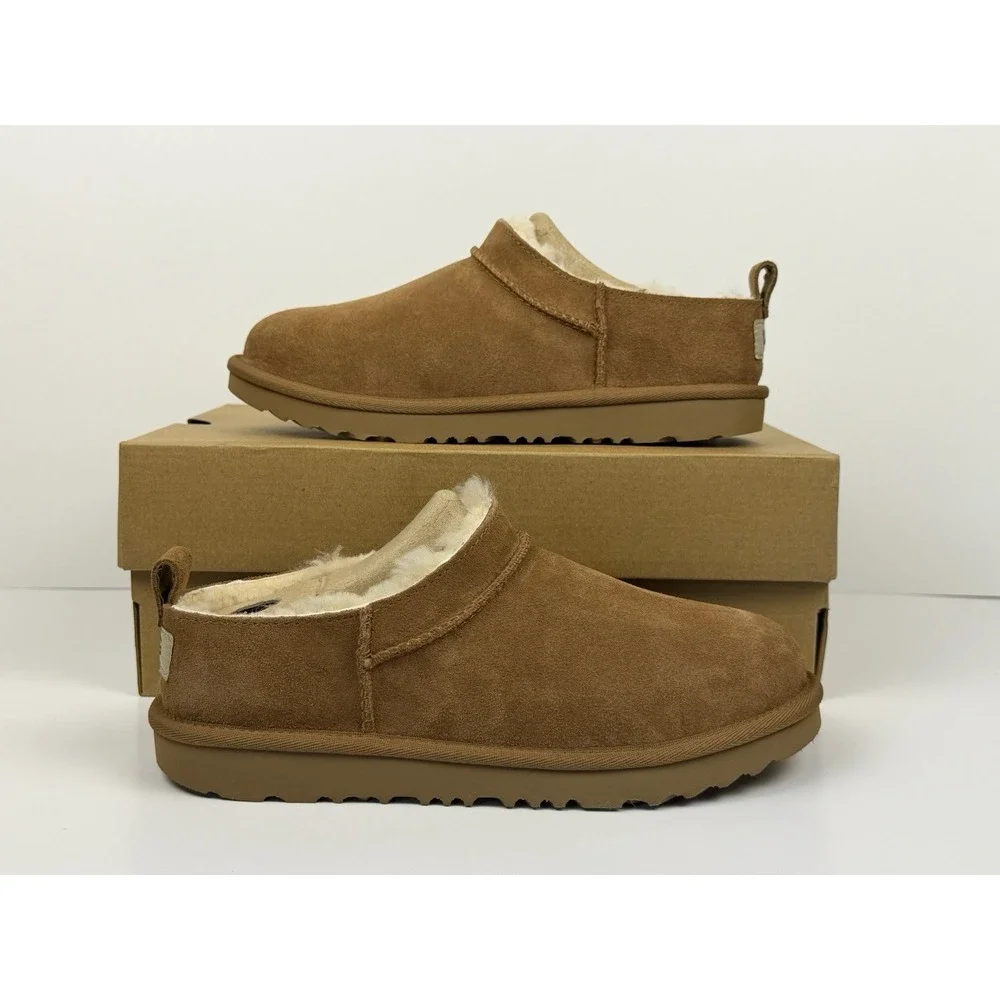 UGG Kids Classic Micro Boots Size 2 Kids Chestnut K/1174410K