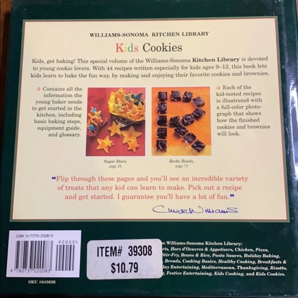 Williams Sonoma hard cover