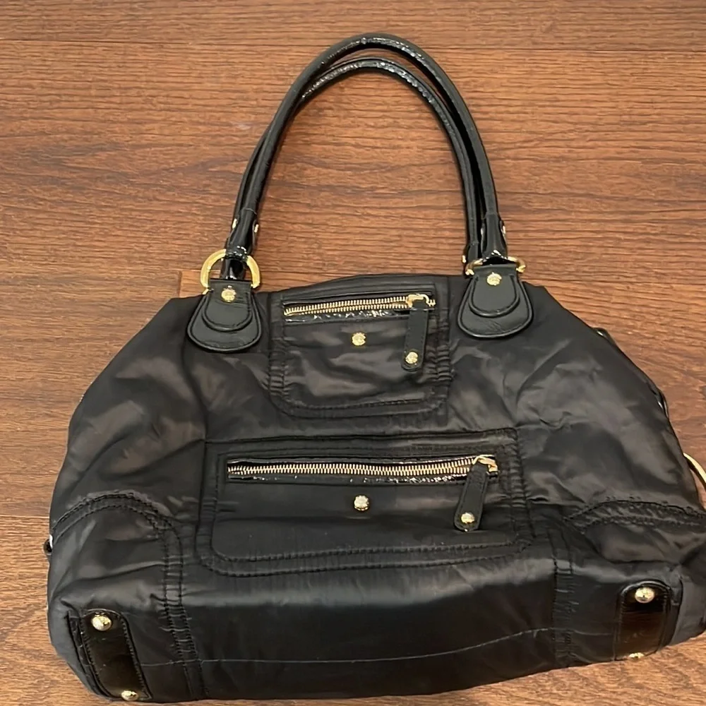 TOD’S Nylon Bowling Black Bag