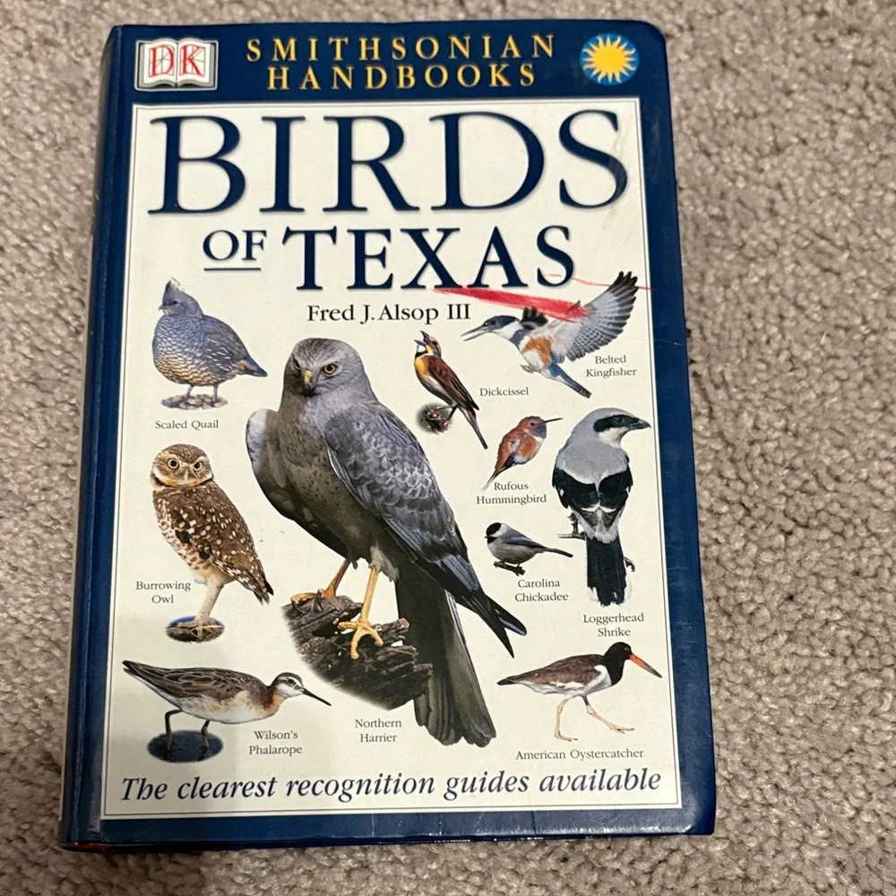 Birds of Texas Handbook - Blue Cover