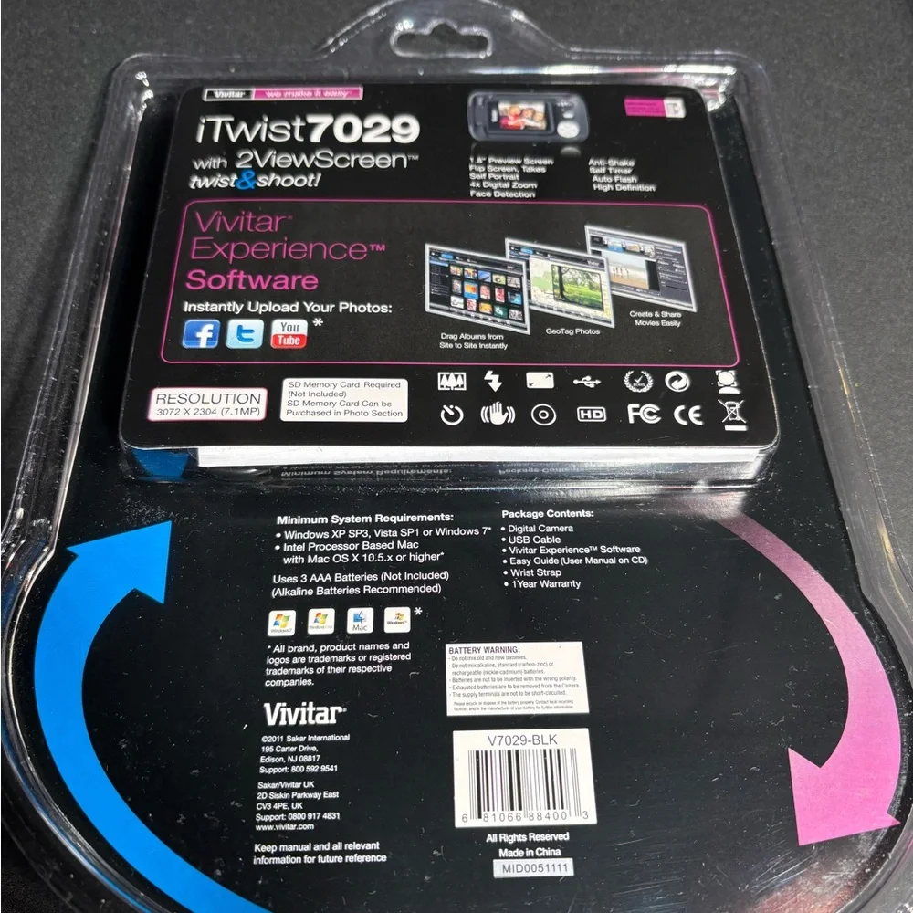 vivitar itwist 7029
