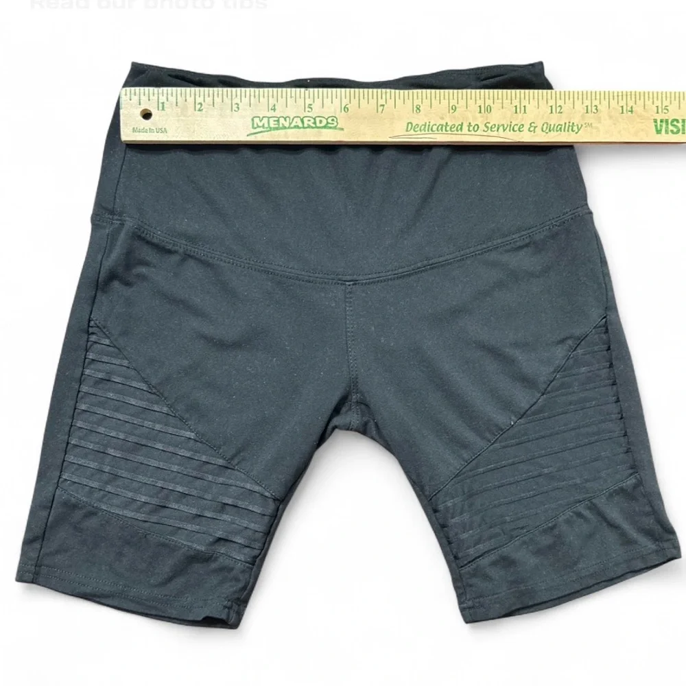 BUNDLE Of 2 Black Athletic Shorts S, One W/ Back Ruffle and One W/Rugged Design
