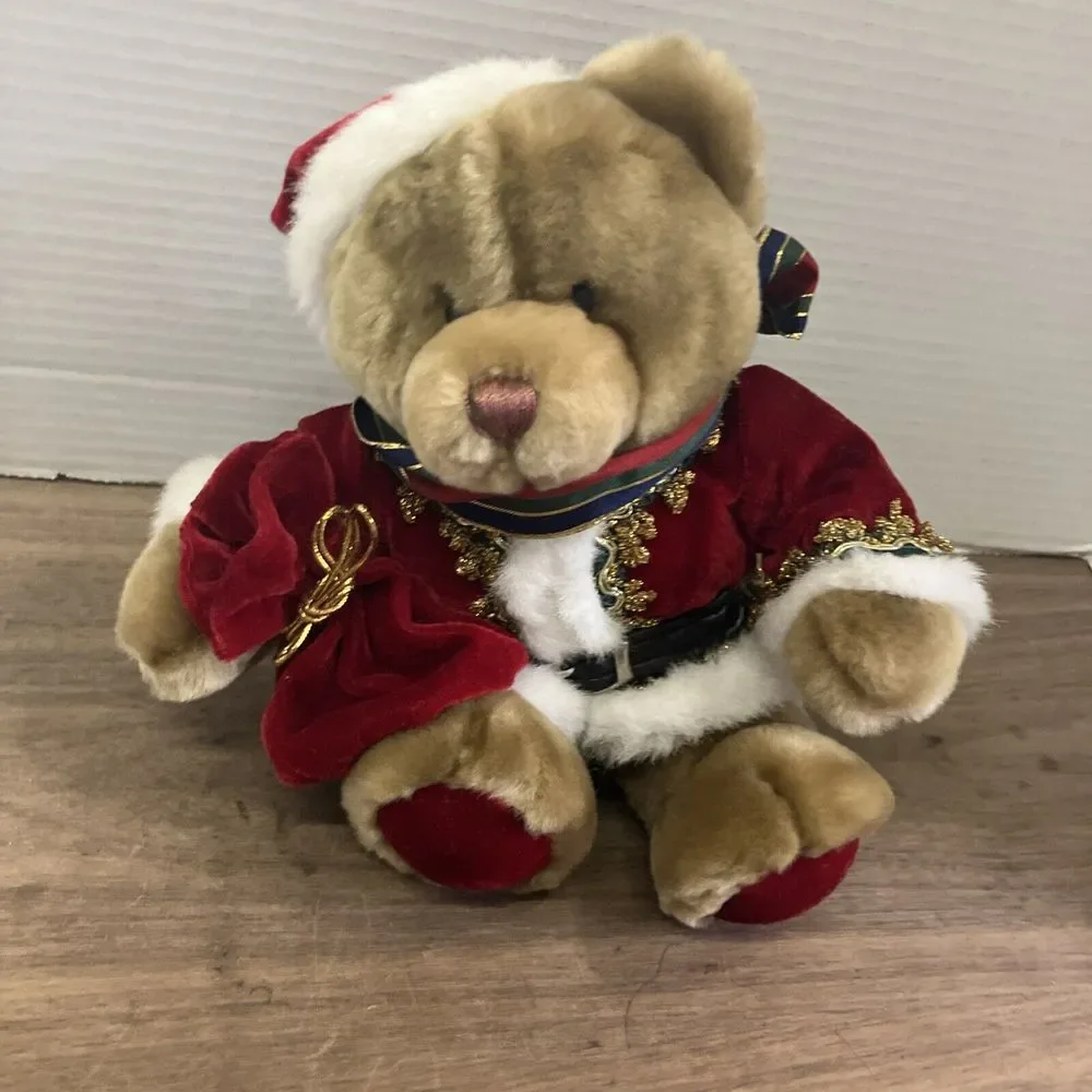 Godiva 2001 Santa Clause Teddy Bear 8