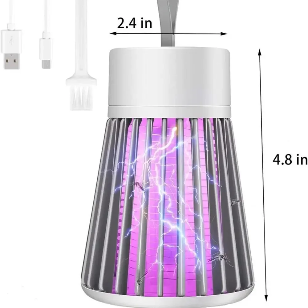 Bug Zapper Indoor Zapper USB Mosquito Trap Fly Zapper Small Brush, Radiationless