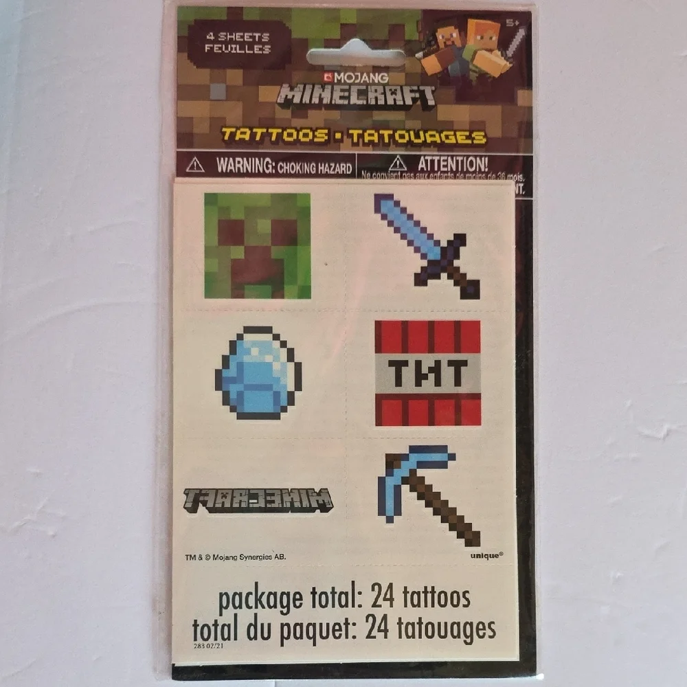 Minecraft Party Supplies Set