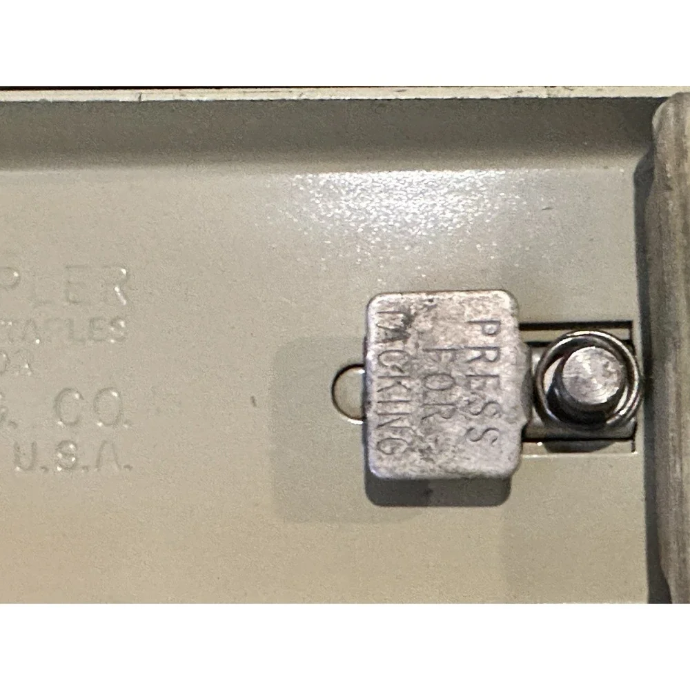 Bates stapler has