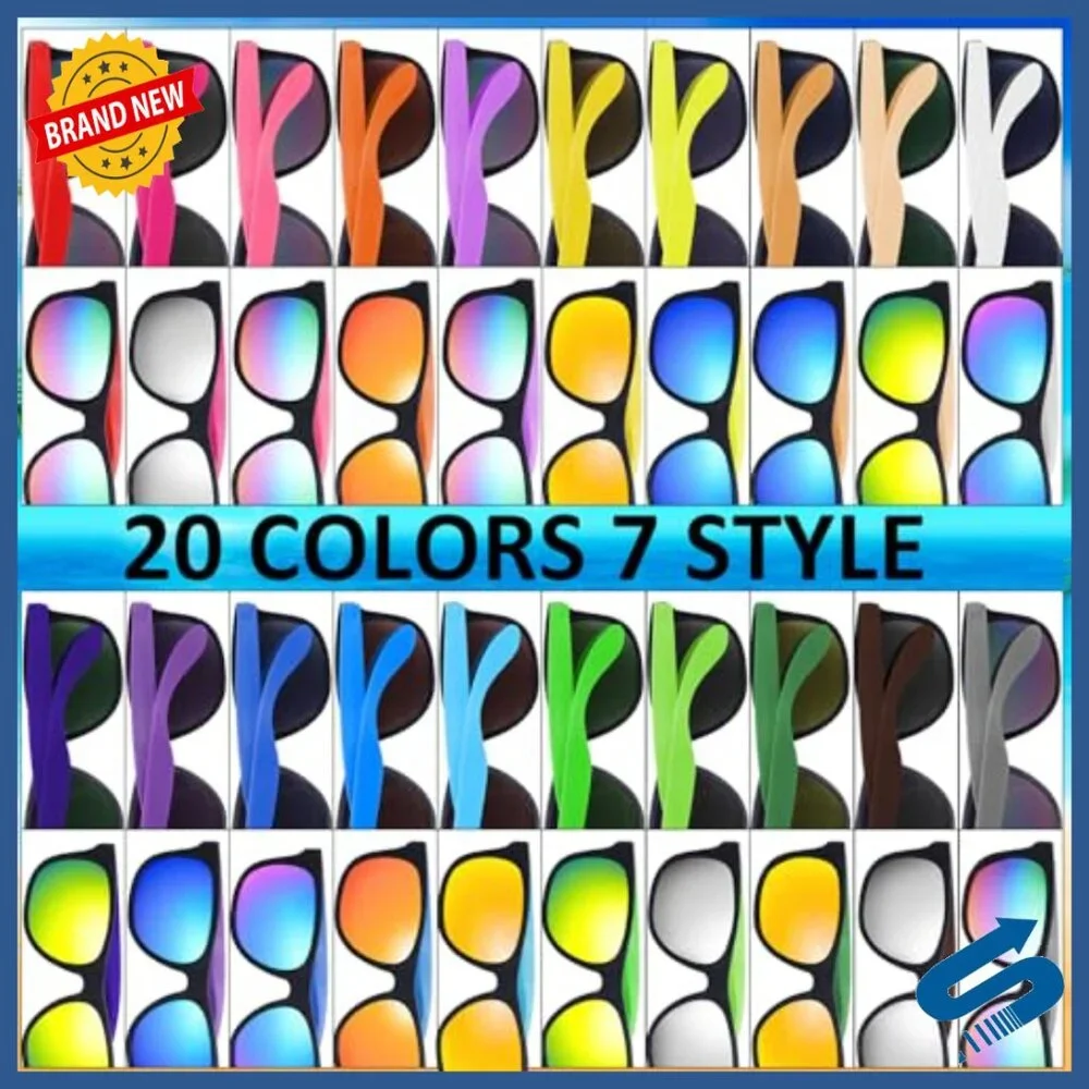 100 Pack UV400 Sunglasses One Size Fits Most Party Favors Bulk