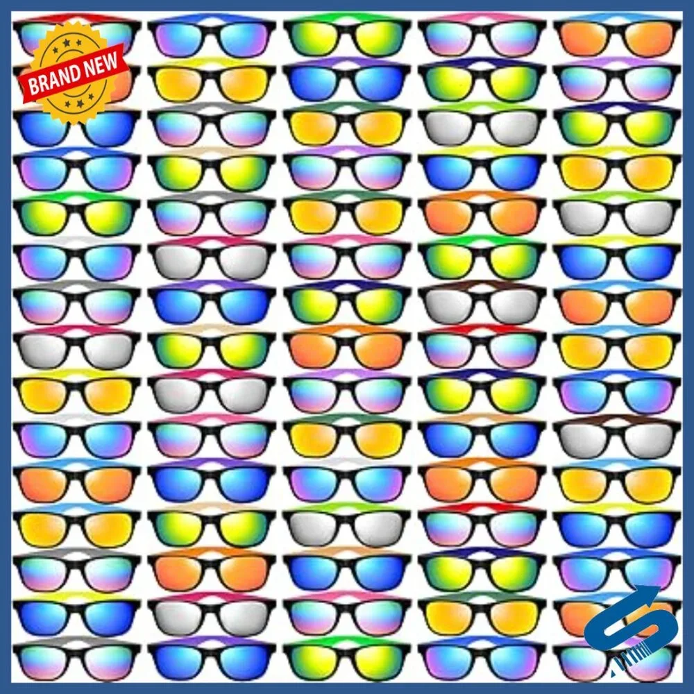 100 Pack UV400 Sunglasses One Size Fits Most Party Favors Bulk