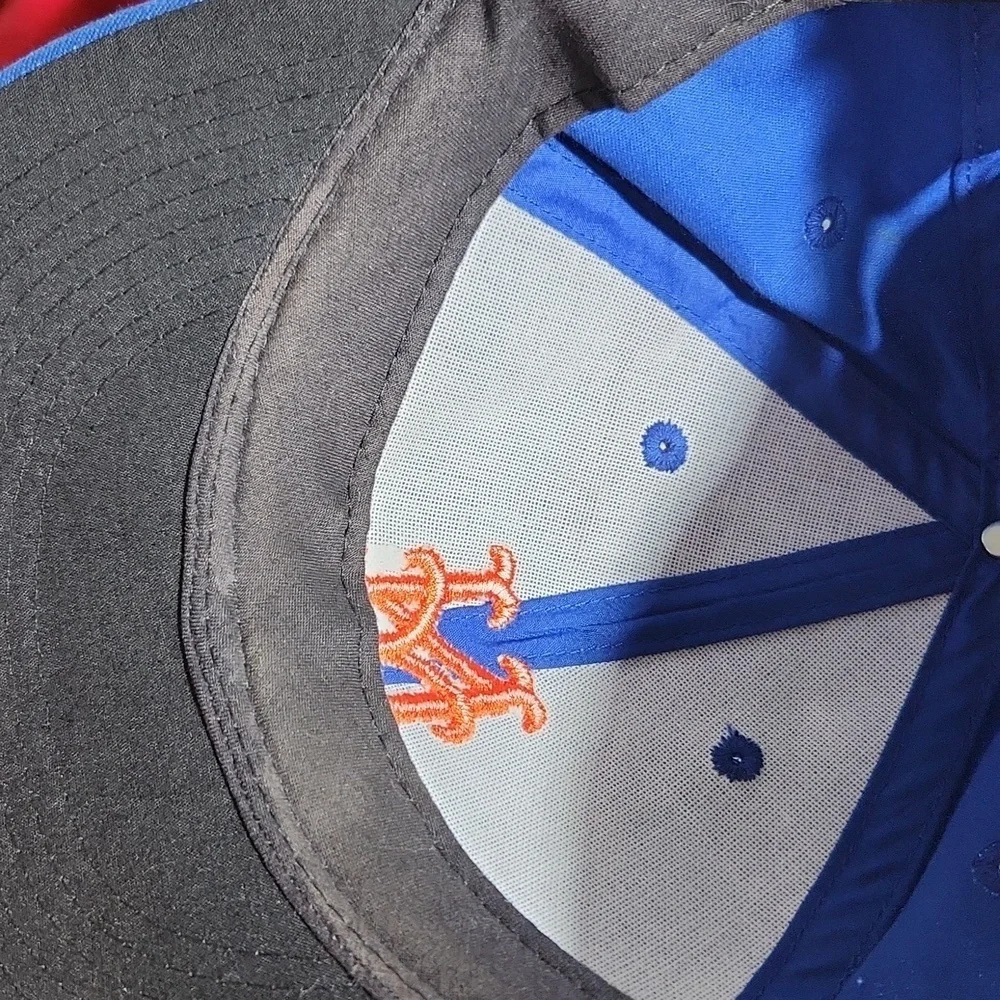 MLB OC Sports New York NY Yankees Youth Hat Blue and Orange Adjustable Cap