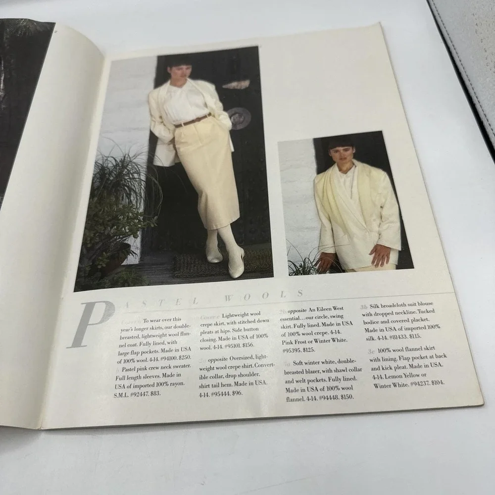 EILEEN WEST‎ 1986 FASHION CATALOG