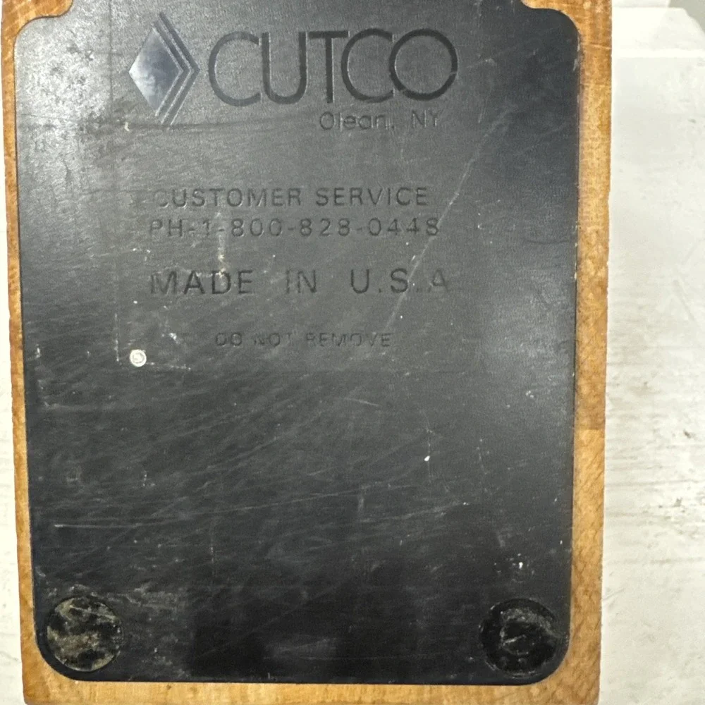 Cutco slot wood