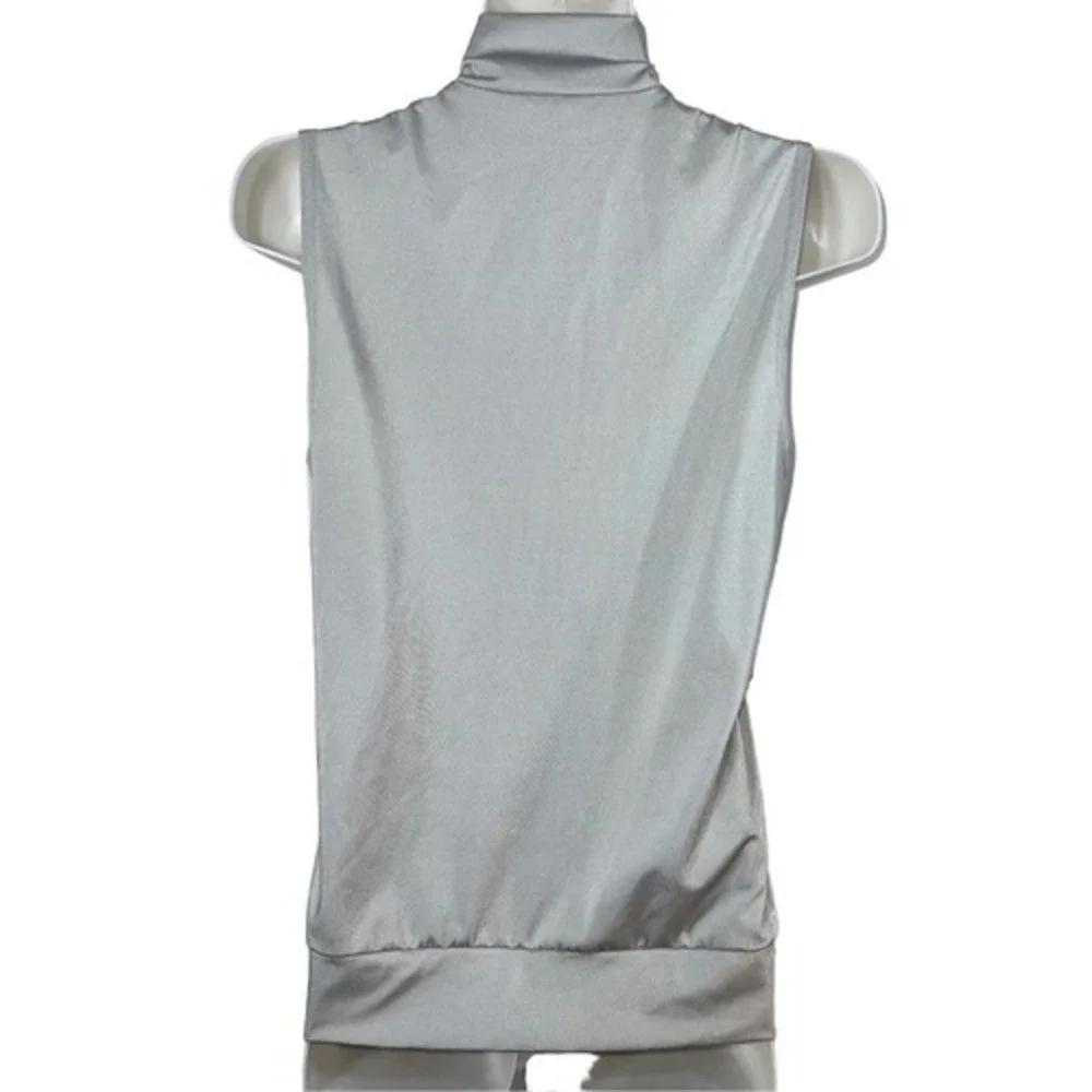Kelle metallic silver