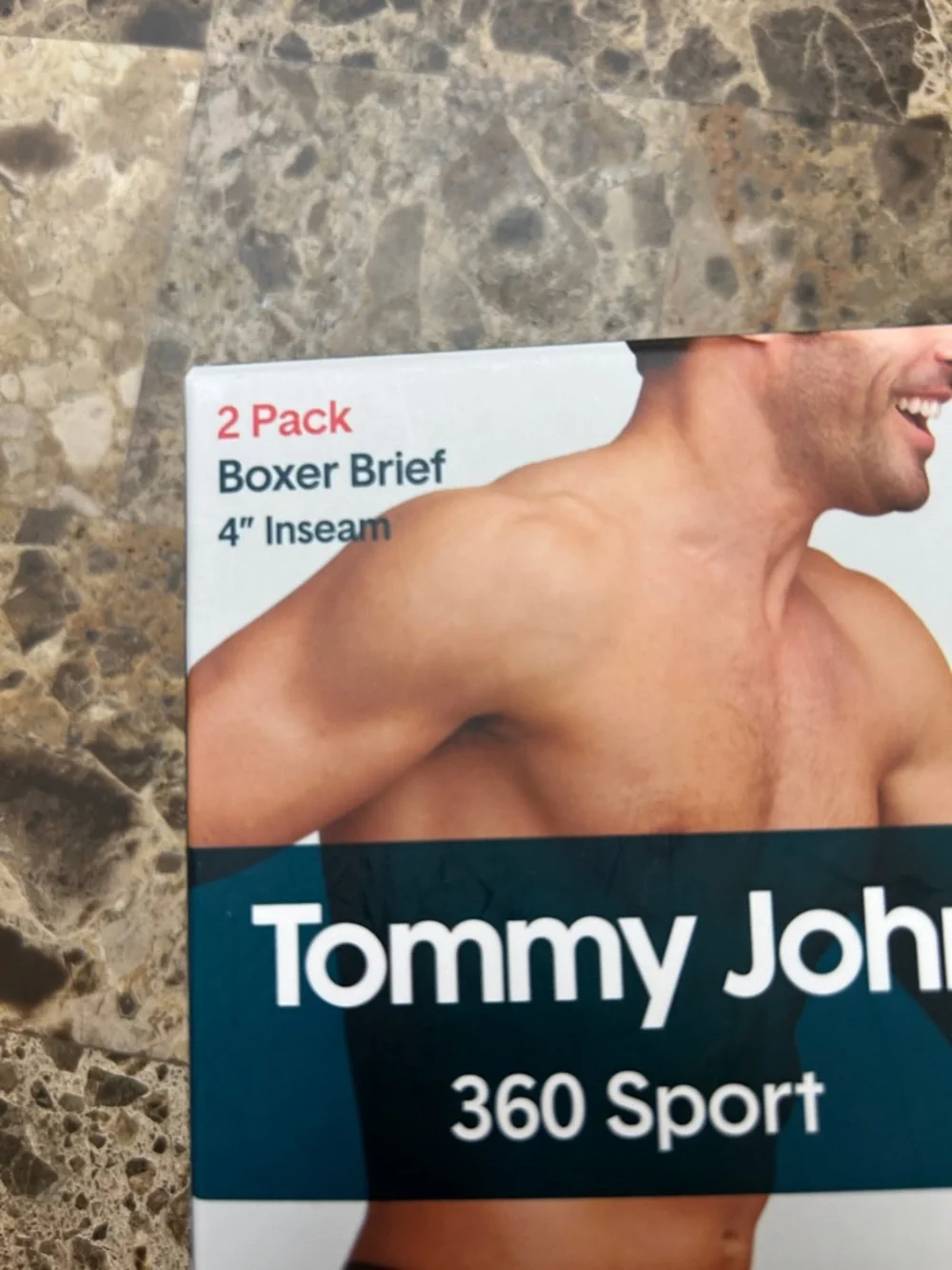 Tommy John 360 Sport Black Boxer Briefs