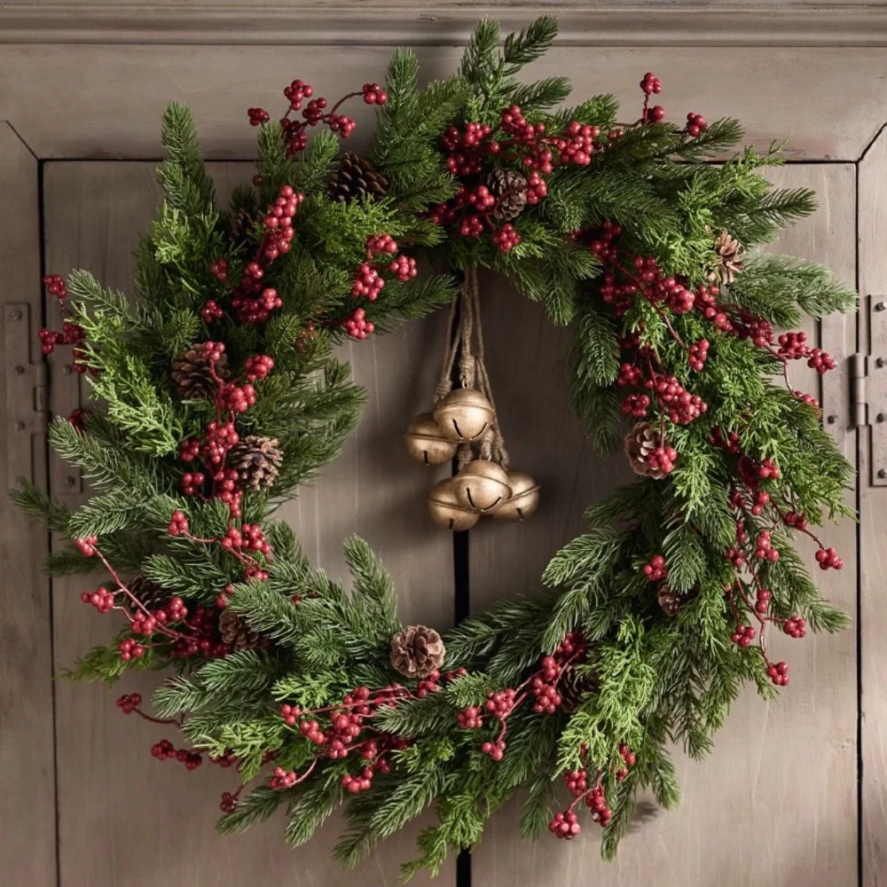 Faux Pine Berry Wreath