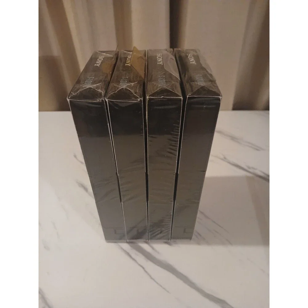 4x Sony T-120 6 Hrs VHS VCR Tapes Blank Premium Grade Sealed New