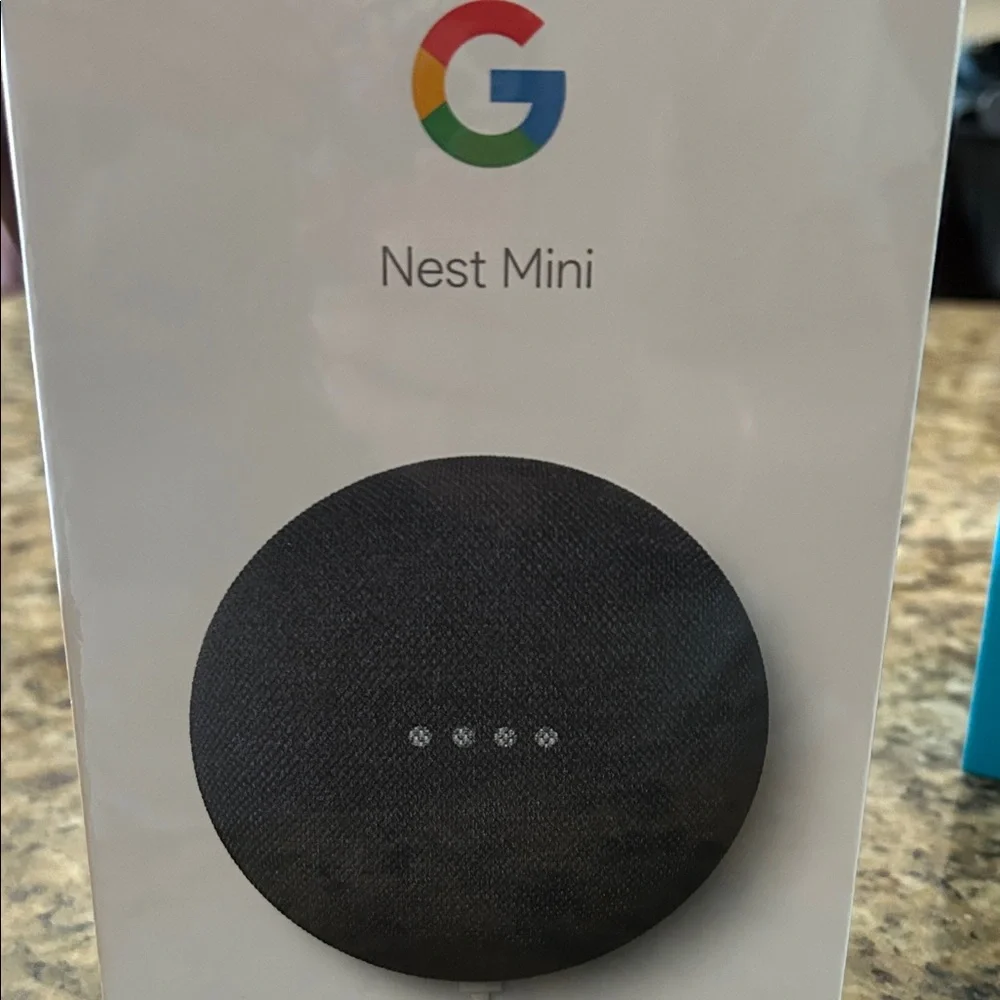 google Nest Mini - Charcoal Black Smart Speaker