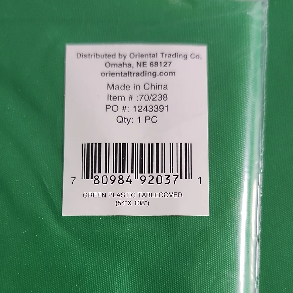 amscan/oriental trading bright green