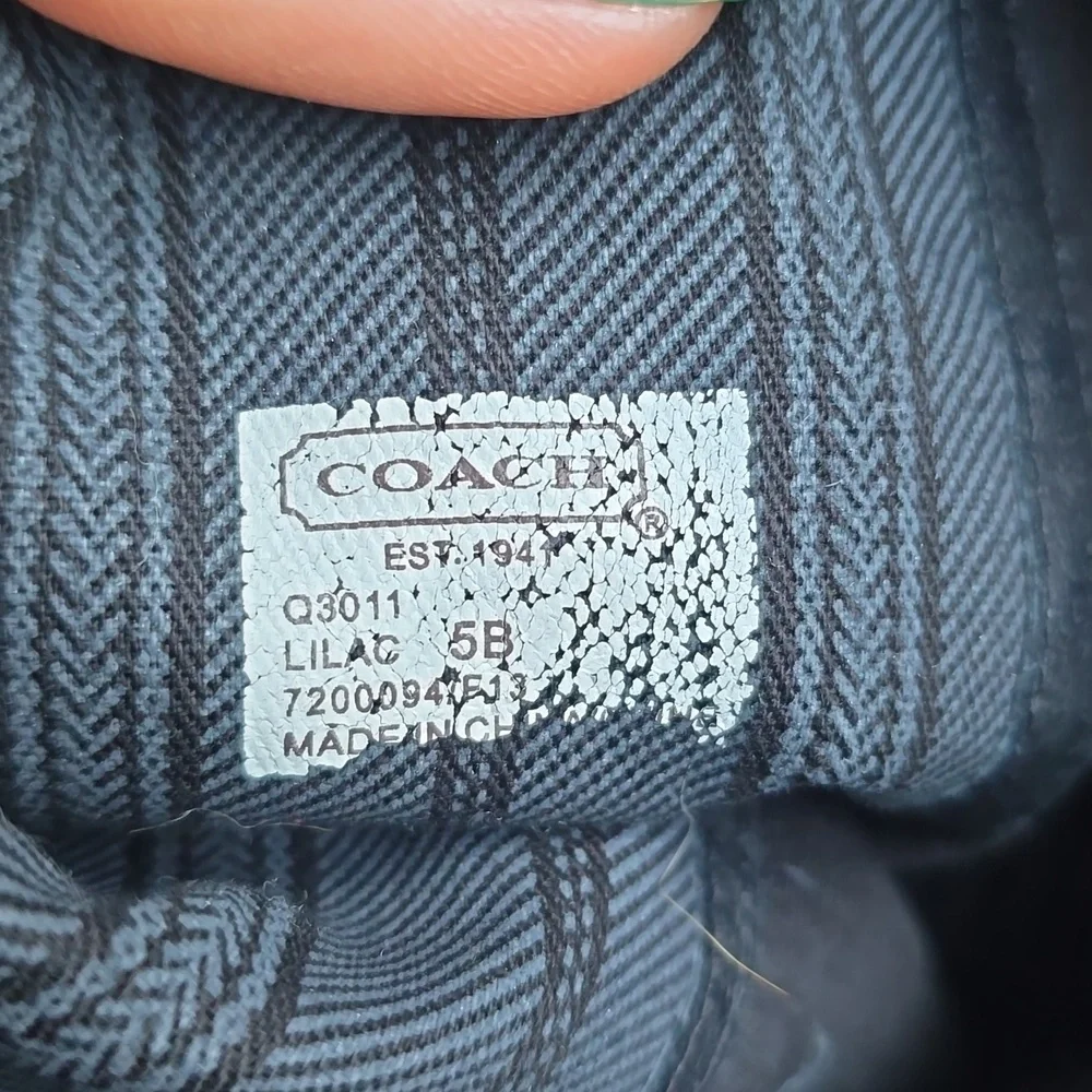 Coach lilac boot