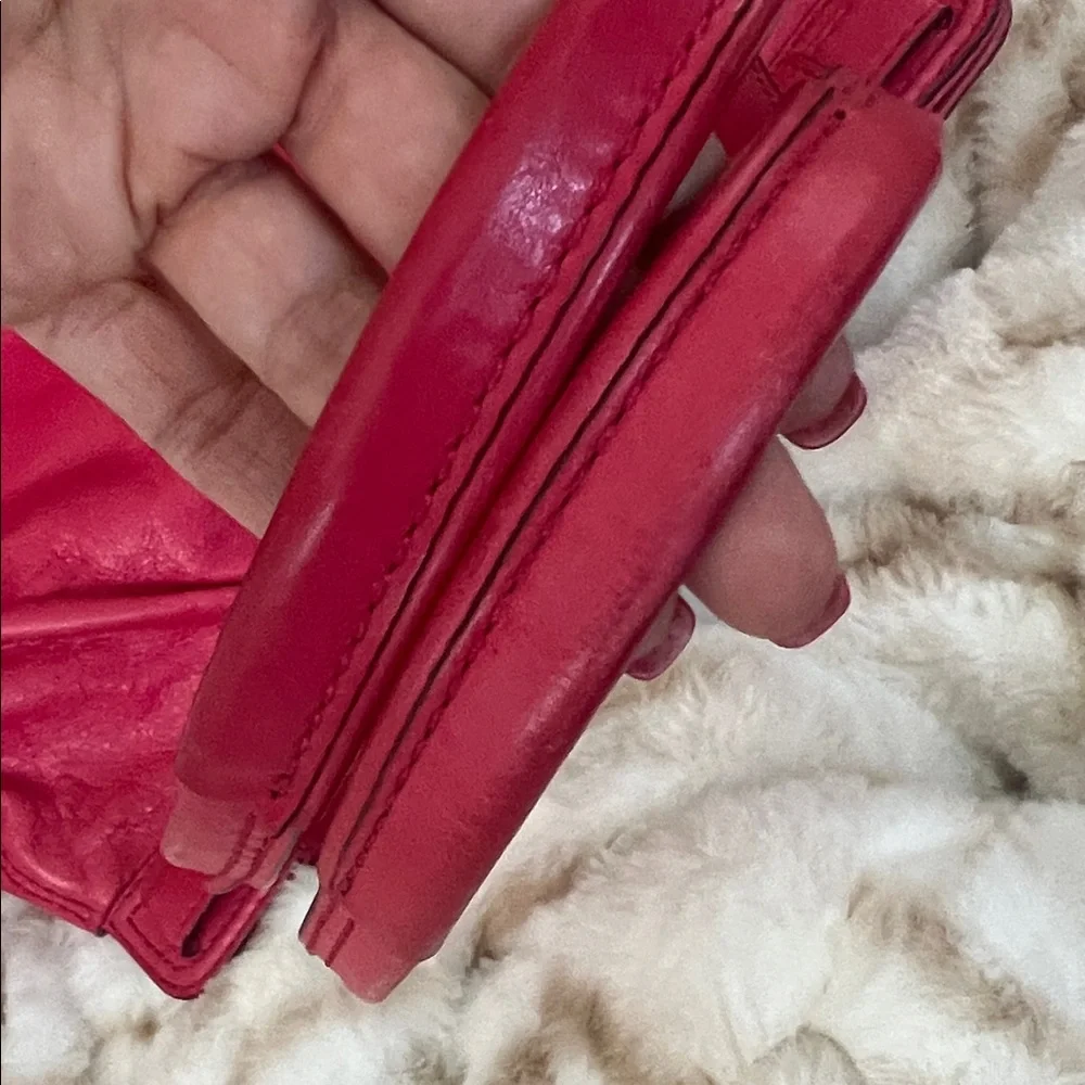 Coach Pleated Leather Shoulder Bag 13914