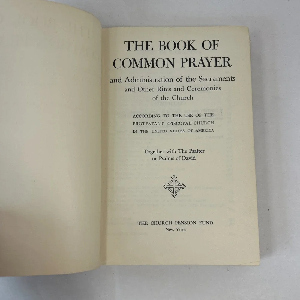 The Book of Common Prayer Red Vintage Book 1945 Read
