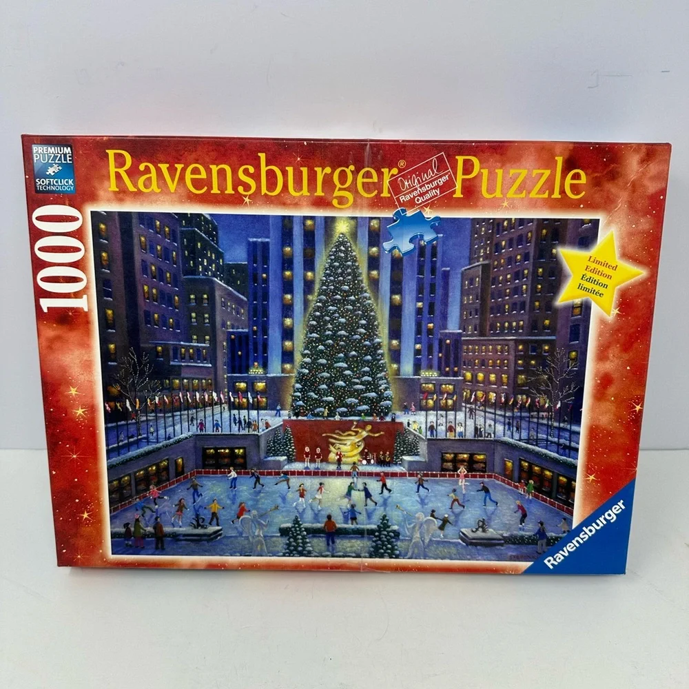 Ravensburger New York City Christmas 1000 Piece Puzzle * 2015 Limited Edition VG